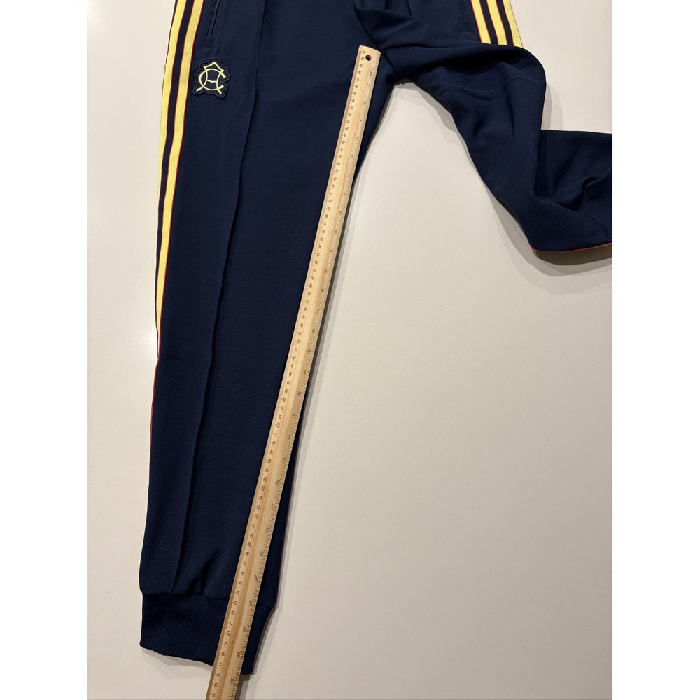 adidas CA ICON TP Mens M Collegiate Navy Track Pants Slim Fit Soccer KC4409 - Picture 6 of 14